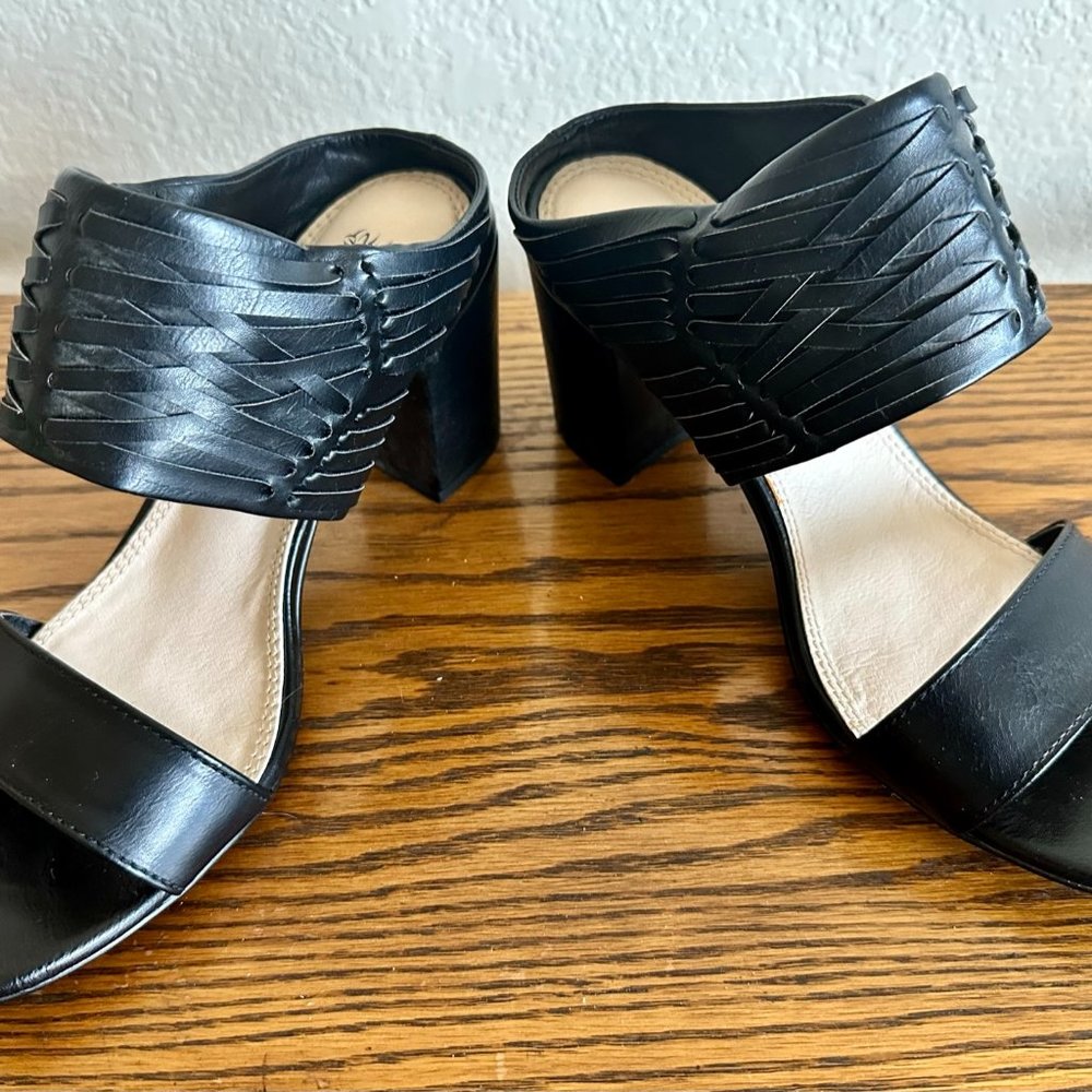 Black Chunky Heels